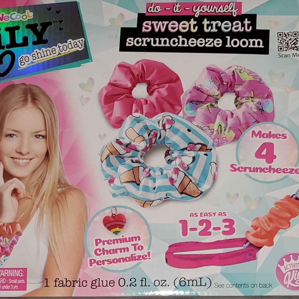 Scruncheeze Loom  DIY Scrunchie Making Activity Kit Crafting Kids Teens